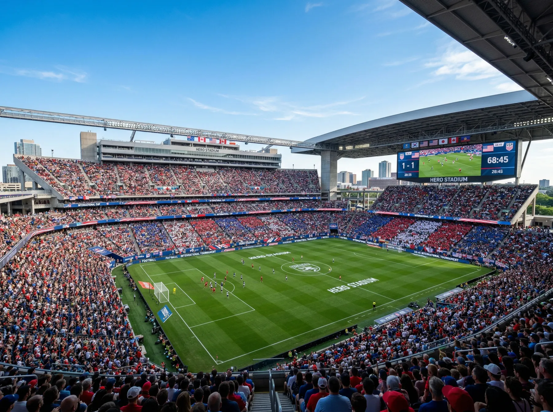 USA men's national football team hosting the 2026 FIFA World Cup on home soil