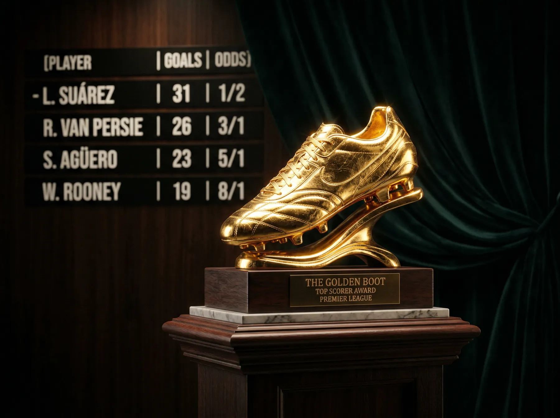 World Cup 2026 Golden Boot odds showing top scorer market with leading strikers and their tournament prices